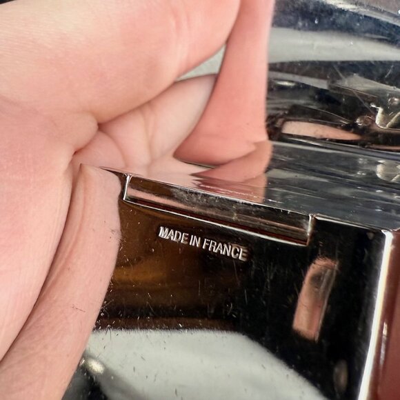 Hermès Black Enamel Extra Wide Clic Clac H PHW Bracelet - Picture 11 of 12